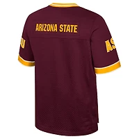 Maillot de football américain « Rien que les coups » des Sun Devils l'Arizona, couleur marron, pour homme, Colosseum
