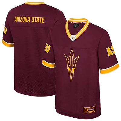 Maillot de football américain « Rien que les coups » des Sun Devils l'Arizona, couleur marron, pour homme, Colosseum
