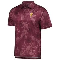 Men's Colosseum Maroon Arizona State Sun Devils Palms Team Polo