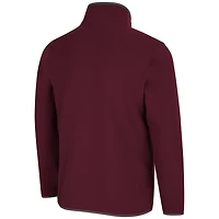Veste pull-over à boutons-pression Colosseum Maroon Arizona State Sun Devils Rebound pour homme