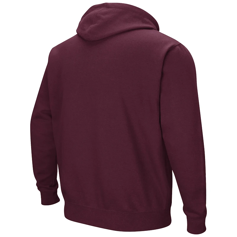 Men's Colosseum Maroon Arizona State Sun Devils Sunrise Pullover Hoodie