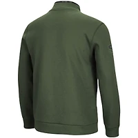 Veste à quart de bouton-pression Colosseum Olive Arizona State Sun Devils OHT pour hommes