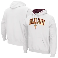 Sweat à capuche blanc Colosseum pour homme des Arizona State Sun Devils Isle