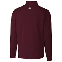 Pull à col zippé Cutter & Buck bordeaux Arizona State Sun Devils Traverse pour homme