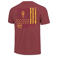 T-shirt camouflage OHT marron pour homme, Arizona State Sun Devils, couleurs confort