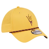 Men's New Era  Gold Arizona State Sun Devils Rope 39THIRTY Flex Hat
