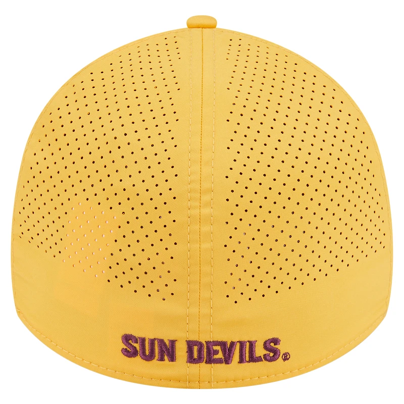 Men's New Era  Gold Arizona State Sun Devils Rope 39THIRTY Flex Hat