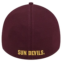 Men's New Era Heather Gray/Maroon Arizona State Sun Devils Two-Tone 39THIRTY Flex Hat