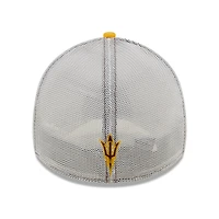 Casquette Flex 39THIRTY à bandes bordeaux/or Arizona State Sun Devils New Era pour homme