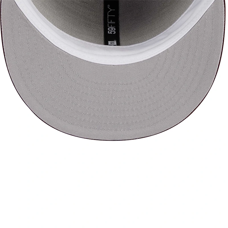 Casquette ajustée 59FIFTY Arizona State Sun Devils de New Era pour homme, couleur marron