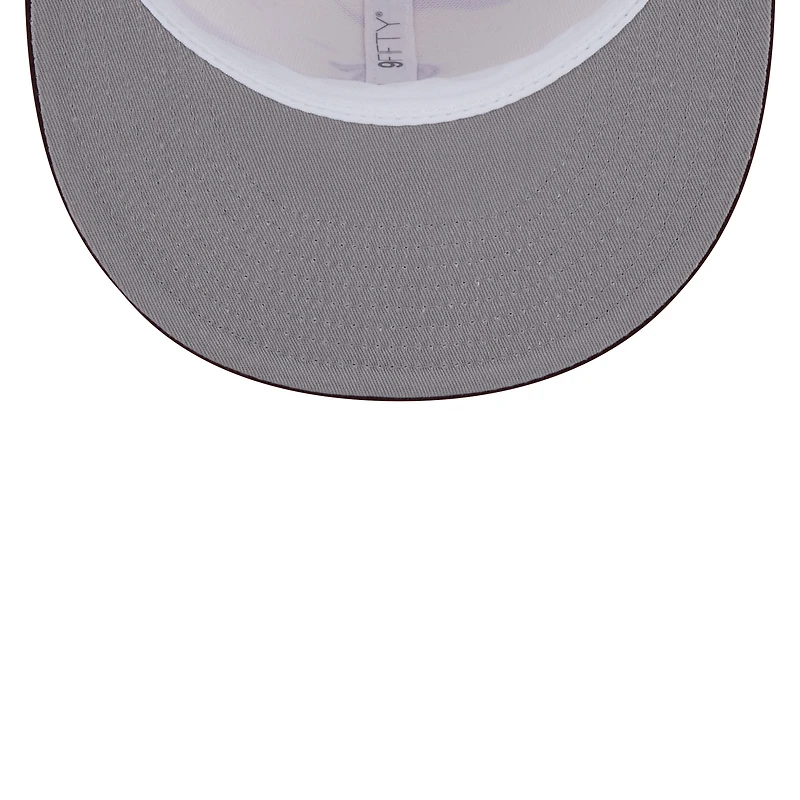 Casquette New Era Arizona State Sun Devils Tear Trucker 9FIFTY Snapback marron pour homme