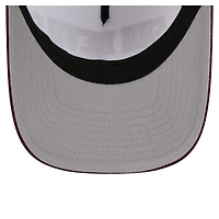 Men's New Era White/Maroon Arizona State Sun Devils Arch Two-Tone Rope 9FORTY A-Frame M-Crown Adjustable Hat
