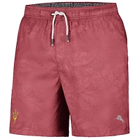 Tommy Bahama Maroon Arizona State Sun Devils Naples Layered Leaves Maillot de bain pour homme
