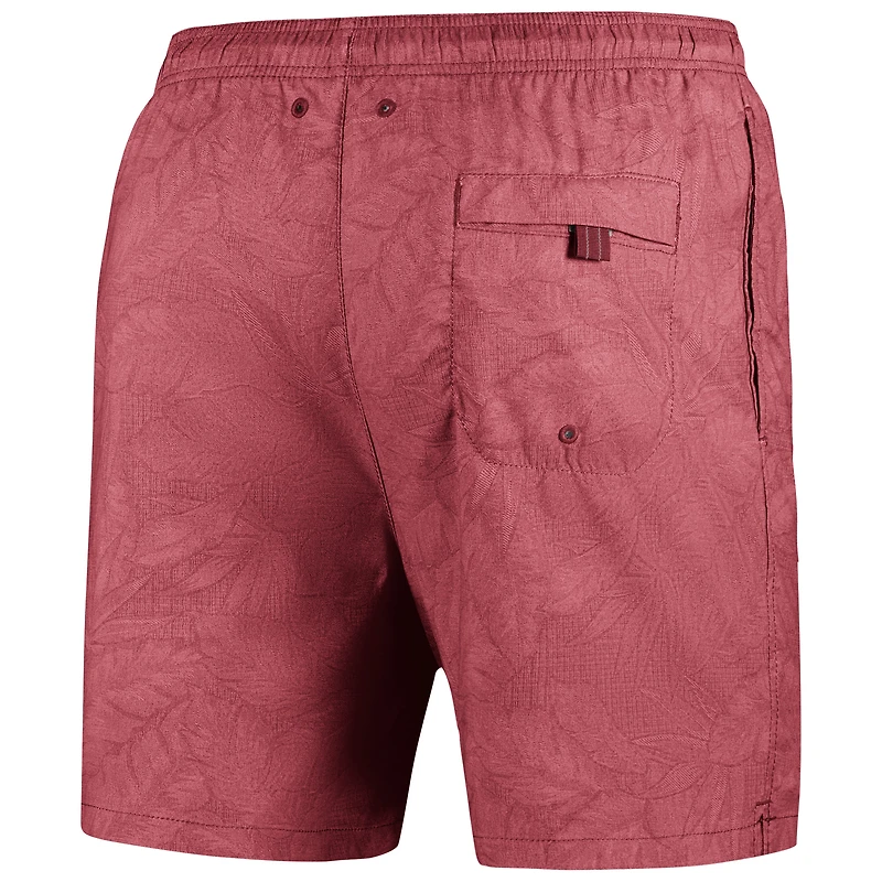 Tommy Bahama Maroon Arizona State Sun Devils Naples Layered Leaves Maillot de bain pour homme