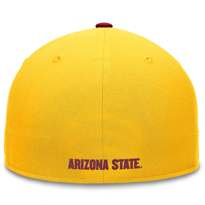 Men's Top of the World Gold/Maroon Arizona State Sun Devils Rally Two-Tone Fitted Hat