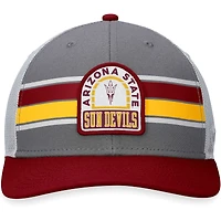 Casquette réglable pour homme Top of the World Arizona State Sun Devils Aurora Trucker gris/marron