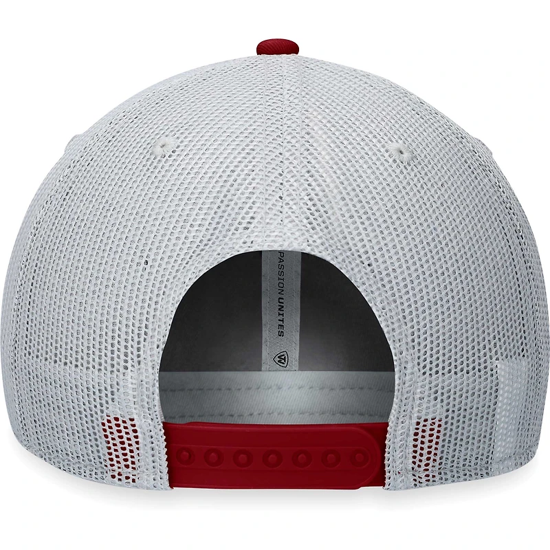 Casquette réglable pour homme Top of the World Arizona State Sun Devils Aurora Trucker gris/marron