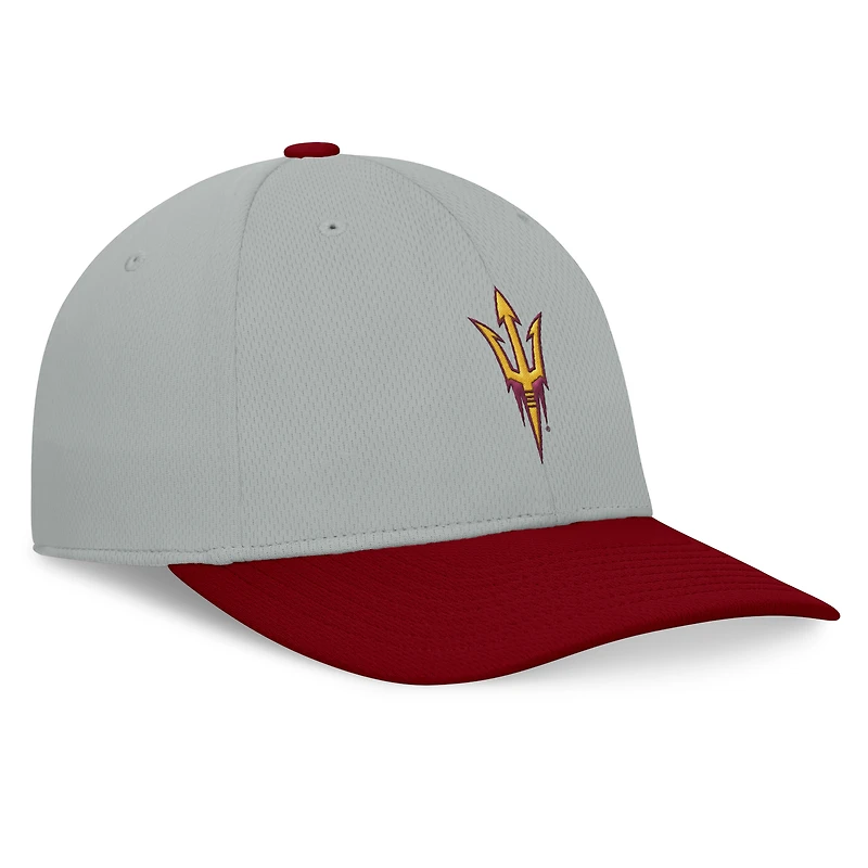 Casquette Mick Flex Top of the World pour hommes, gris/marron, Arizona State Sun Devils