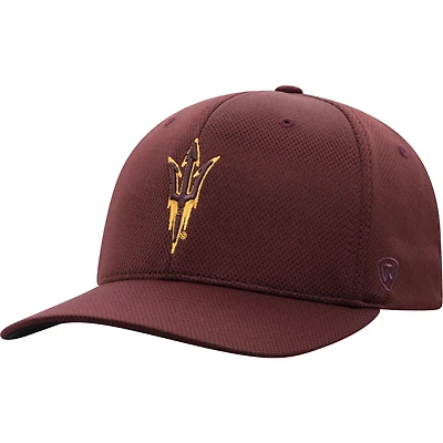Casquette Flex Top of the World bordeaux Arizona State Sun Devils avec logo réfléchissant pour homme