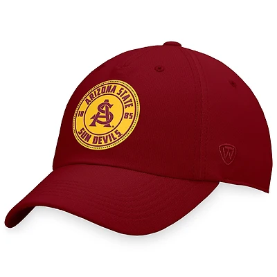 Casquette réglable pour homme Top of the World Maroon Arizona State Sun Devils Region