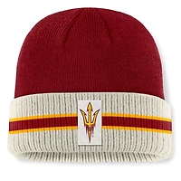Bonnet en tricot à revers Silas pour homme Top of the World des Arizona State Sun Devils