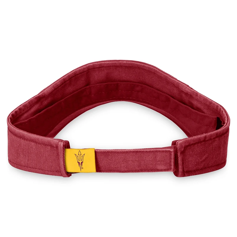 Visière ajustable Top of the World Arizona State Sun Devils Terry pour homme