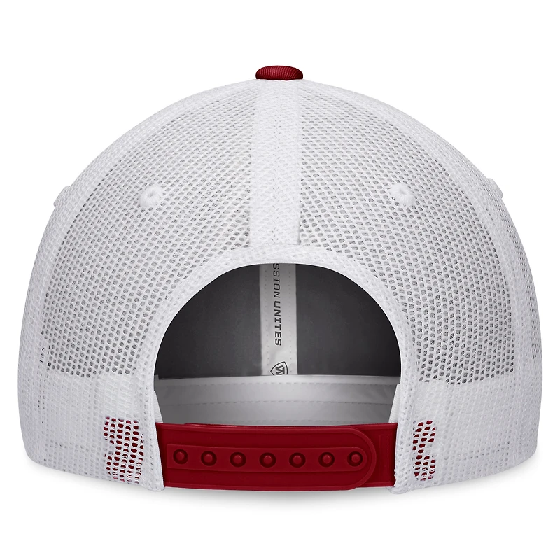 Men's Top of the World White/Maroon Arizona State Sun Devils Retro Fade Snapback Hat
