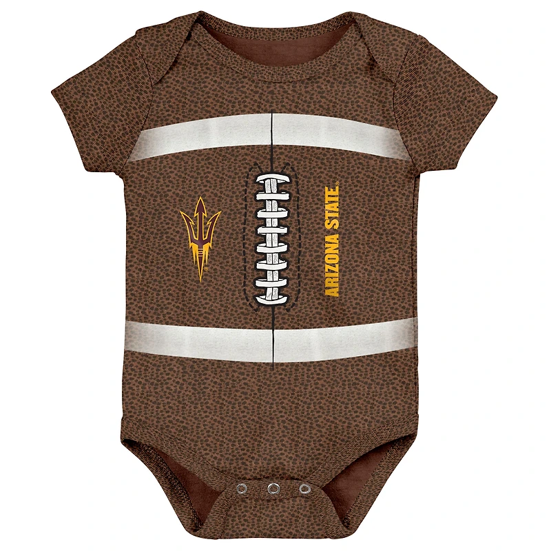 Newborn Outerstuff Brown Arizona State Sun Devils Football Bodysuit