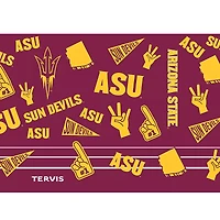 Gobelet Tervis Arizona State Sun Devils de 30 oz avec couvercle en paille