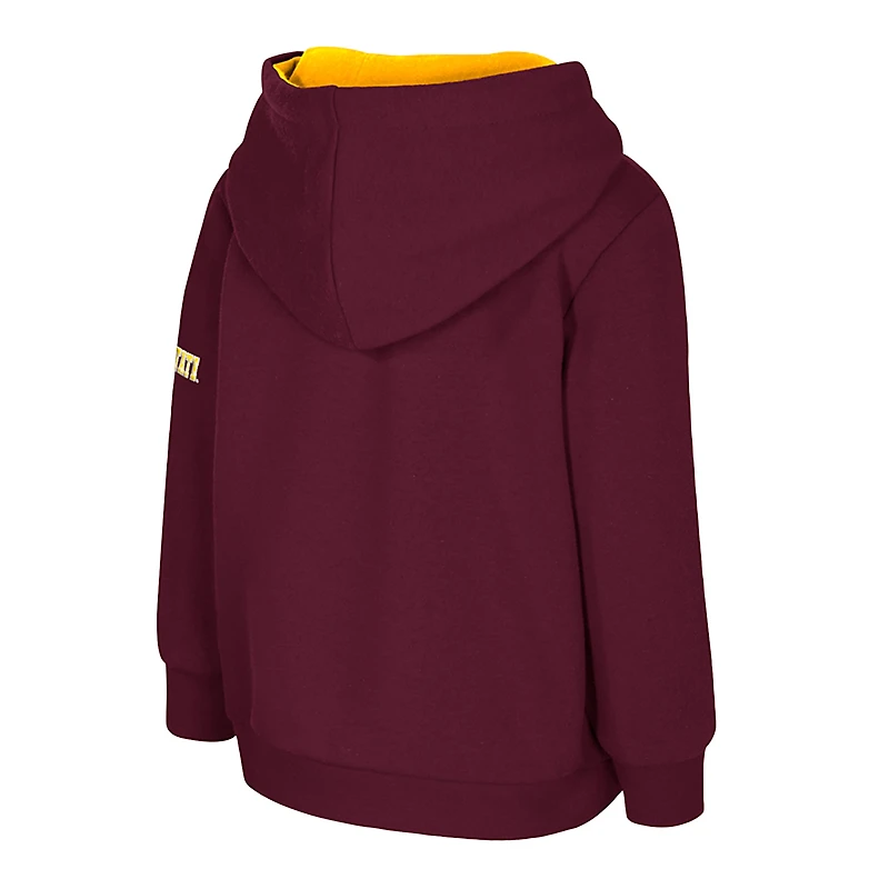 Sweat à capuche en polaire gros logo pour tout-petit Colosseum Maroon Arizona State Sun Devils