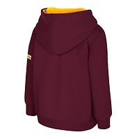 Sweat à capuche en polaire gros logo pour tout-petit Colosseum Maroon Arizona State Sun Devils