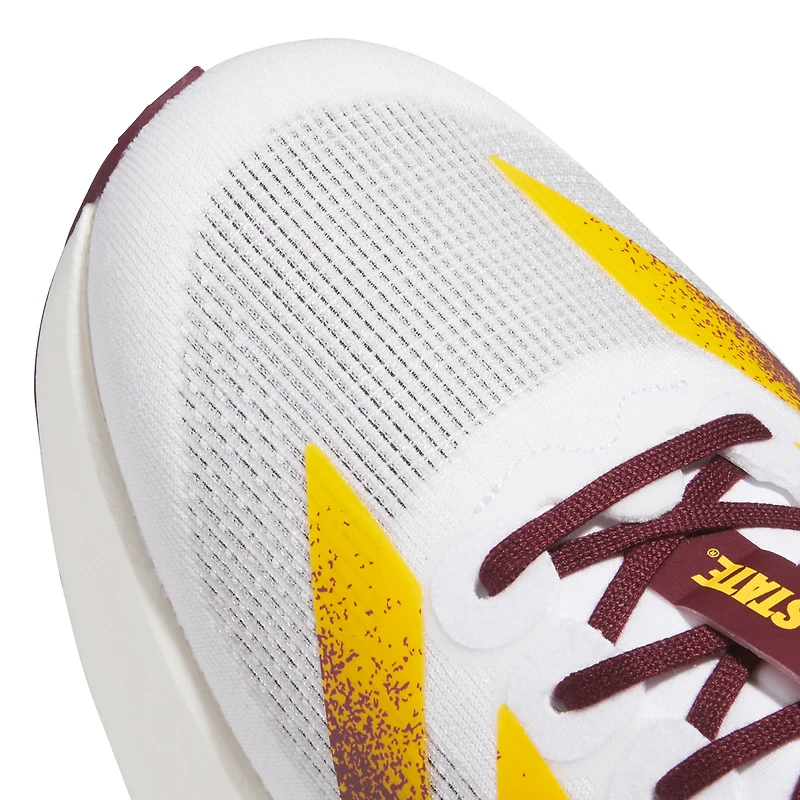 Unisex adidas White Arizona State Sun Devils Adizero Evolution SL Running Shoes