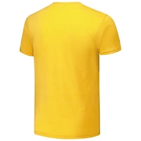 Unisex Charlie Hustle Gold Arizona State Sun Devils Forks Up Tri-Blend T-Shirt