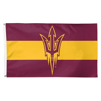 WinCraft Arizona State Sun Devils 3' x 5' Drapeau de luxe à rayures horizontales