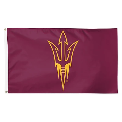 Drapeau de luxe WinCraft Arizona State Sun Devils 91 x 152 cm (3 pi x 5 pi) à une face, équipe principale