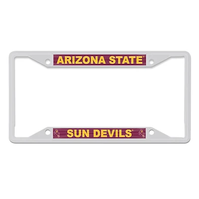 Cadre de plaque d'immatriculation WinCraft Arizona State Sun Devils chromé
