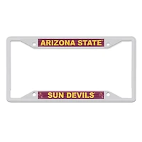 Cadre de plaque d'immatriculation WinCraft Arizona State Sun Devils chromé