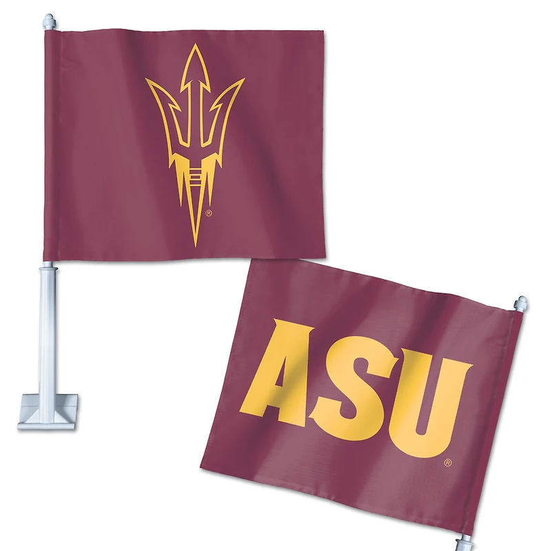 Drapeau de voiture double face WinCraft Arizona State Sun Devils
