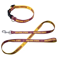Ensemble laisse et collier pour animaux de compagnie WinCraft Arizona State Sun Devils