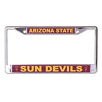 Cadre de plaque d'immatriculation en métal WinCraft Arizona State Sun Devils, logo principal, taille S/L