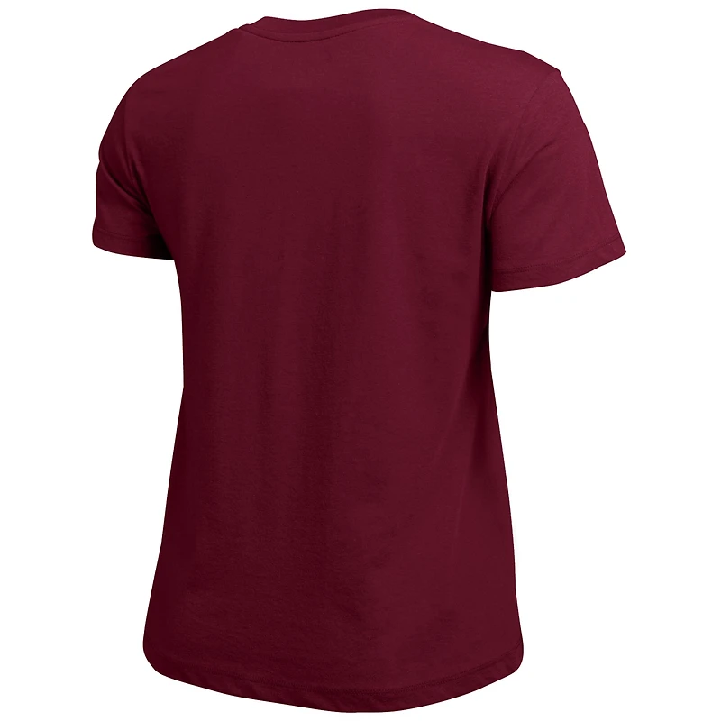 Women's Champion Maroon Arizona State Sun Devils Arched Over Logo T-Shirt