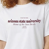 Women's Champion White Arizona State Sun Devils Home Wordmark T-Shirt
