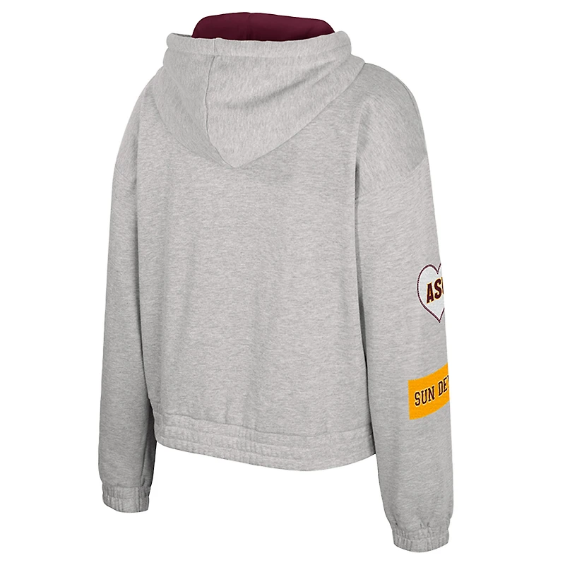 Veste à capuche zippée Alfie pour femme, gris Colosseum