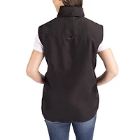 Women's Cutter & Buck Black Arizona State Sun Devils Charter Eco Recycled Full-Zip Vest
