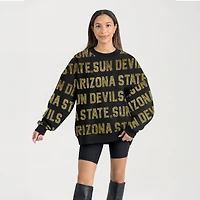 Women's Gameday Couture  Black Arizona State Sun Devils Hype Era Sweatshirt