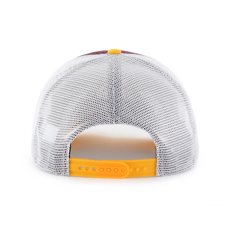 Casquette de camionneur ajustable Super Stripe Hitch pour jeunes, bordeaux/or, des Sun Devils de l'État de l'Arizona, 1947