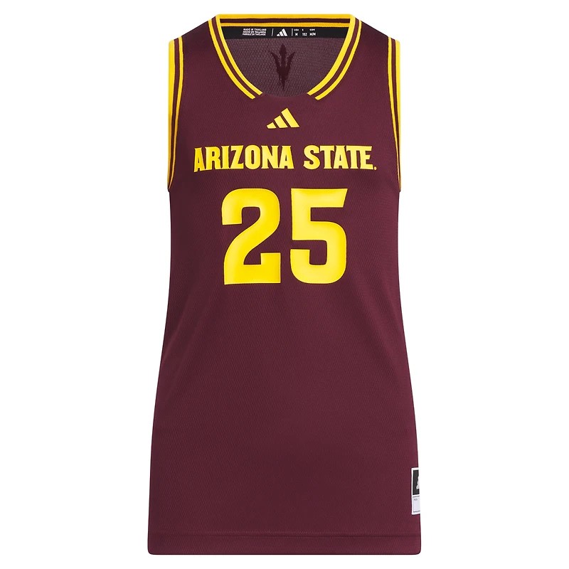 Maillot Swingman réplique adidas n° 25 bordeaux des Sun Devils de l'État l'Arizona pour jeunes
