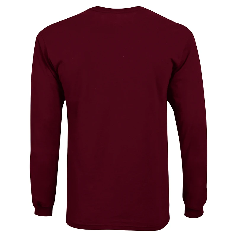 T-shirt à manches longues avec logo vieilli Arizona State Sun Devils, champion des jeunes, marron