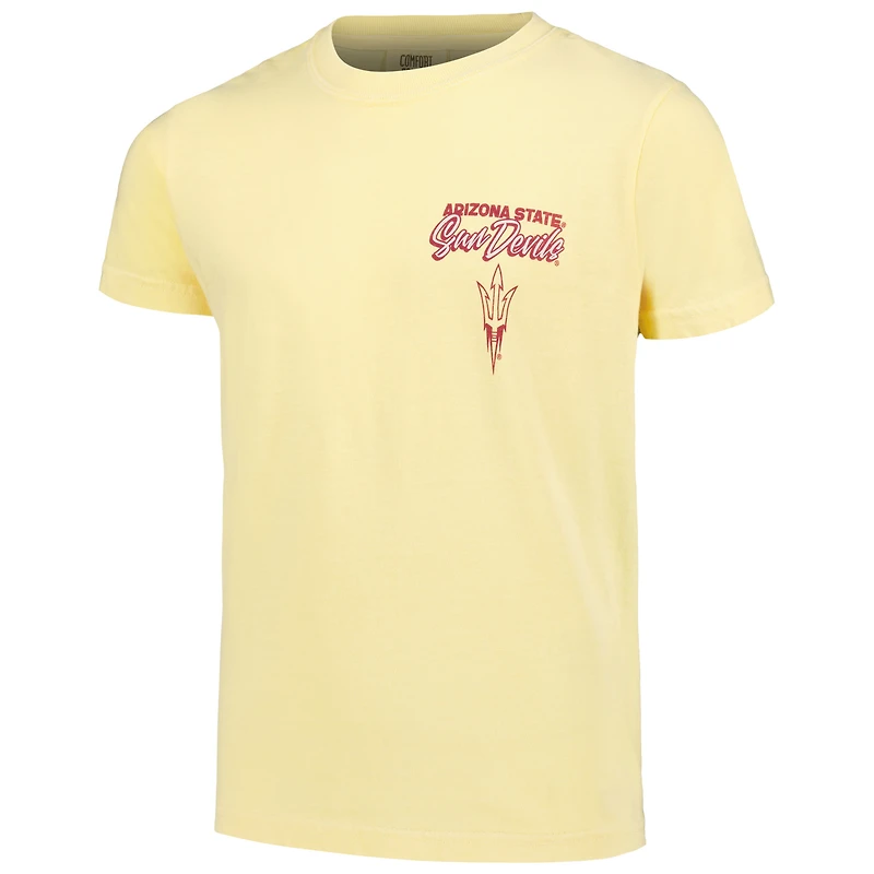 T-shirt couleur confort hyperlocal des Sun Devils de l'Arizona State pour jeunes, or