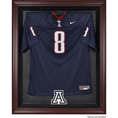 Vitrine de présentation du maillot avec logo encadré en acajou des Arizona Wildcats